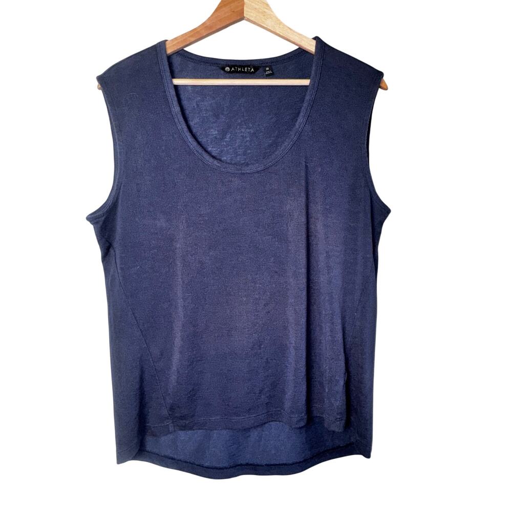 Athleta Blue Sleeveless Top Size Medium